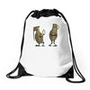 till death do us part Drawstring Bags