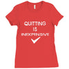quitting Ladies Fitted T-Shirt