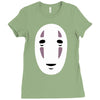 no face spirited away Ladies Fitted T-Shirt