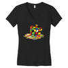 Rubik Cube Women's V-Neck T-Shirt