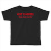 meat is murder Toddler T-shirt