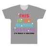 This Is My Human Costume I'm Really A Unicorn All Over Men's T-shirt