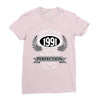 vintage quality without compromise 1991 aged to perfection Ladies Fitted T-Shirt