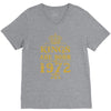 kings are born in 1972 V-Neck Tee