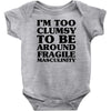 too clumsy Baby Bodysuit