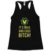 milk and eggs Racerback Tank