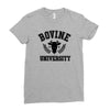 bovine university Ladies Fitted T-Shirt