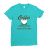 coffee required Ladies Fitted T-Shirt