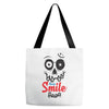 keep smile Tote Bags