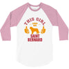 This Girl Loves Saint Bernard 3/4 Sleeve Shirt