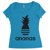 Pineapple Women's Triblend Scoop T-shirt