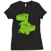 legosaurus rex Ladies Fitted T-Shirt
