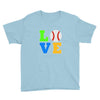 love baseball neon rhinestuds Youth Tee