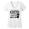 There's Nothing a Little Starbucks and Disney Can't Fix Women's V-Neck T-Shirt