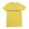 boaty mcboatface Ladies Fitted T-Shirt