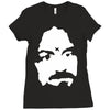 charles manson retro Ladies Fitted T-Shirt