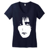 siouxsie and the banshees sioux face post punk Women's V-Neck T-Shirt