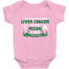 I Love Someone with Liver Cancer to The Moon and Back to Infinity Baby Bodysuit