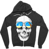 skull holiday Zipper Hoodie