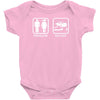 drifting   problem solved mens funny Baby Bodysuit