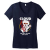 the most savage cat alive Women's V-Neck T-Shirt