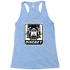 bull dog disobey Racerback Tank