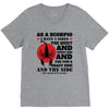 as a scorpio i have 3 sides V-Neck Tee
