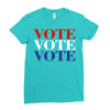 Vote Vote Vote America Ladies Fitted T-Shirt