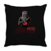 uncle black knight Throw Pillow