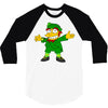 happy saint patrick day simpson 3/4 Sleeve Shirt