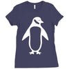 penguin funny Ladies Fitted T-Shirt