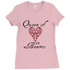 hearts queen of hearts Ladies Fitted T-Shirt