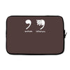 apostrophe catastrophe Laptop sleeve
