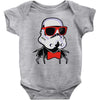 hipster trooper Baby Onesie