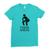 product square Ladies Fitted T-Shirt