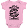 Aries Hated By Many Wanted By Plenty Baby Onesie