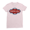 independence day 4 of july Ladies Fitted T-Shirt