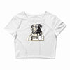 Laika The Space Dog Crop Top