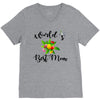 world's best mom V-Neck Tee