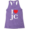i love jesus christ Racerback Tank