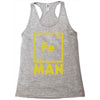 chemical element for iron man Racerback Tank