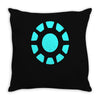 ironman logo avengers marvel comics gift Throw Pillow