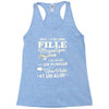j ai une fille magnifique Racerback Tank