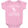 i dont trip Baby Bodysuit