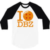 i love dbz 3/4 Sleeve Shirt