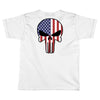 skull u.s.a. back Toddler T-shirt