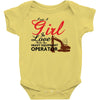 Just A Girl In Love With Her Heavy Equıpment Operator Baby Bodysuit