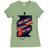 make games not war Ladies Fitted T-Shirt