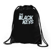 black keys Drawstring Bags