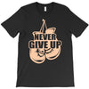 Never Give Up Uterine Cancer Awareness T-Shirt